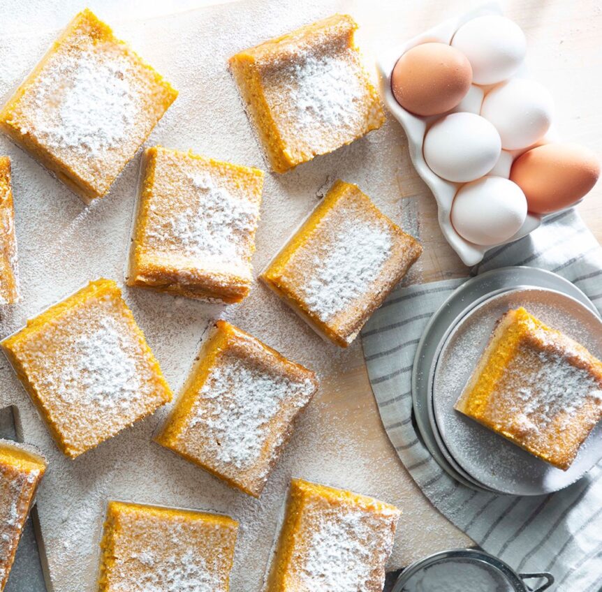 Pumpkin Spice Gooey Butter Cake Ohio Eggs